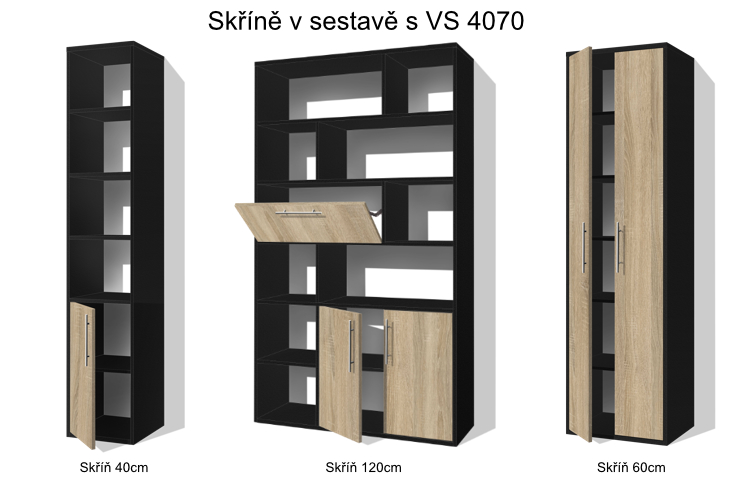 VS 4070 skrinky do sestavy
